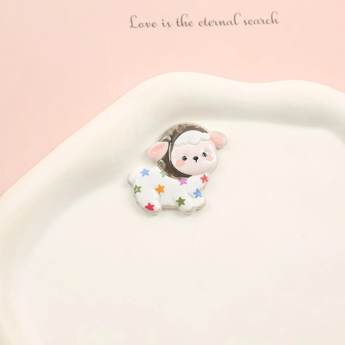 Kawaii Cartoon Sheep Ornaments Handmade Accessories for Crocs, Hair Decor, Phone Cover Bulk Supply