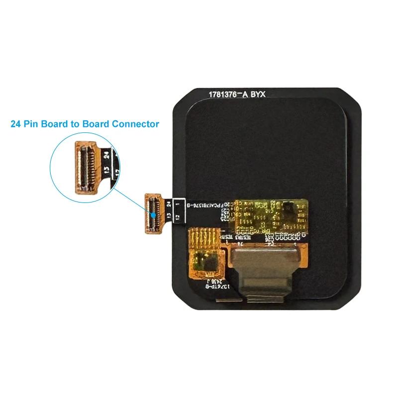 

1.78 Inch 368*448 MIPI DSI Small Square AMOLED Display with Oncell Touch Cover Glass Panel 1.8inch 24Pin OLED Screen LCD Module