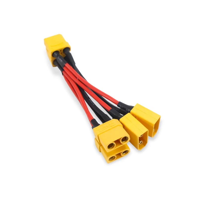 Uitstekende Kwaliteit 100% Gloednieuwe 14AWG 100 MM XT90 XT-90 Vrouw naar Man Parallelle Kabel Draad voor RC Drone Auto acculader DIY