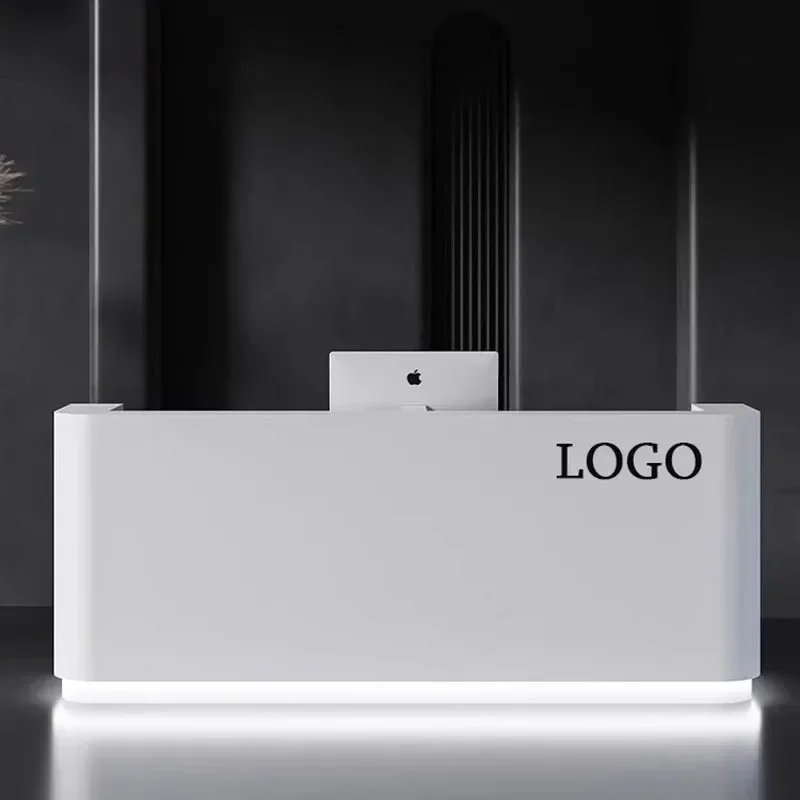 

Стойка обслуживания магазина Профессиональная офисная мебель Стойка регистрации Спа Длинные столы для входа в институте красоты Эстетический современный