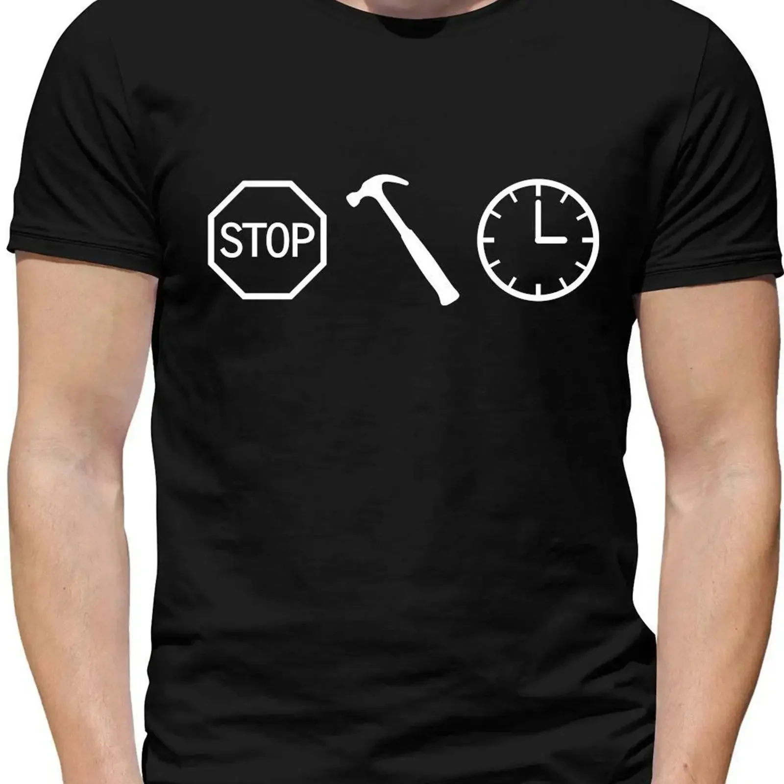 Stop Hammer Time Herren T Shirt MC Lustig Musik Can't Touch This vintage Washed Top For Everyday Wear streetwear graphic