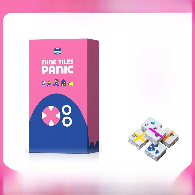 

Nine-Box Panic Card Game Alien Desktop Game Casual Party Card Game with Chinese And English Instructions Tabletop Game