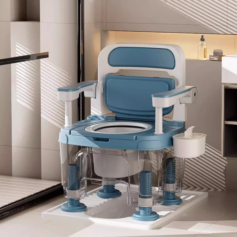 

Indoor Maternity Adult Toilet Room Bedroom Universal Chair Urine Mobile Commode Toilet Anti-odor Elderly Removable Toilet Chairs