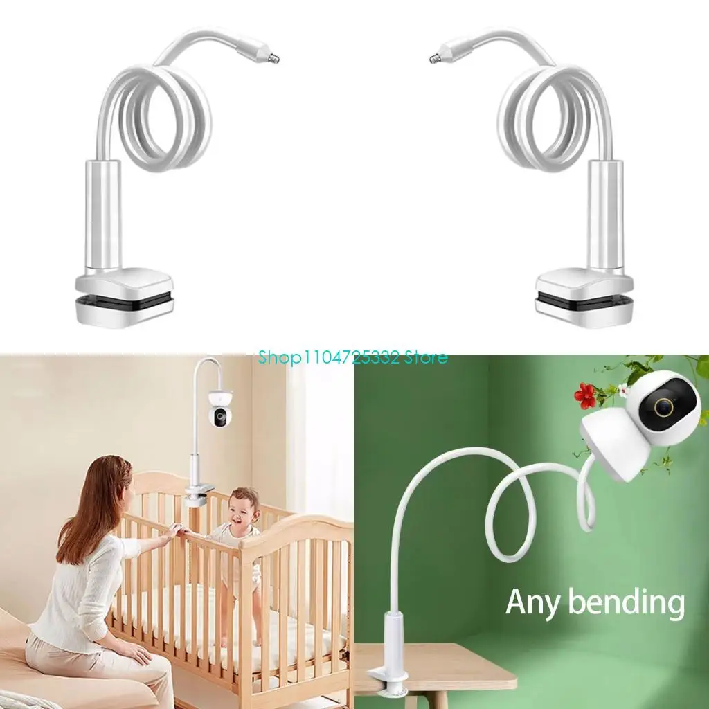 P5EA Sturdy Plastic Desktop Camera Bracket 80cm Tall with 1/4 Inch Screw Tool Easy Installation Mount for Stable Monitoring