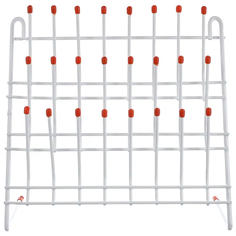 Laboratory Tube Drying Rack Metal Tube Draining Rack Tube Rack Laboratory Beaker Drying Holder Test Tube Drying Rack for Drying