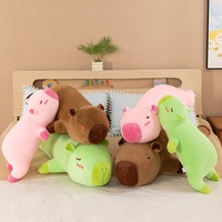 60cm Cartoon Anime Capybara Plush Doll Soft Pillow Stuffed Animals Soothing Sleeping Toys For Kids Birthday Christmas Gift