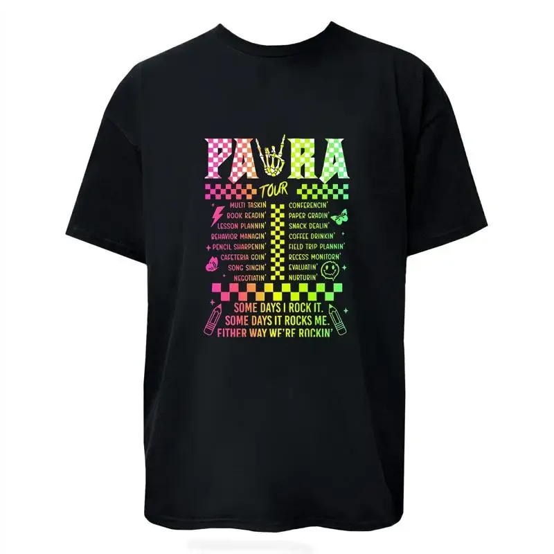 PARA Tour Colorful Graphic We re Rockin T Shirt Hoodie Sweatshirt Unisex
