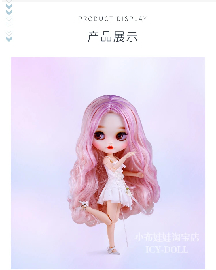 New Designed Pearl White Elegant Party Dress Doll Clothes For Barbi ICY Blythe Licca Dolls Fashion Outfit Accessories