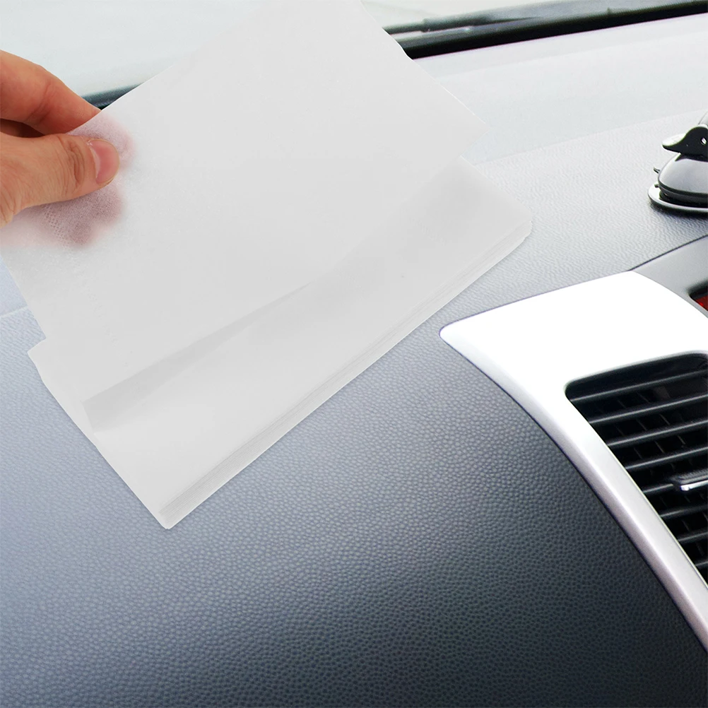 

Car Tissue 50 Sheets 4 Packs Wood Pulp Paper Compatible Car Wood Pulp Paper Models Sun Visor Holder Home Office Use