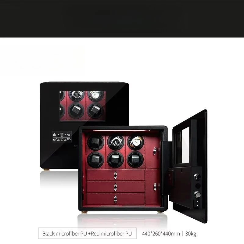 Watch Winder Intelligent Safe Box Automatic Watch Steel Storage Box 6/9/12 Watches & Jewelry Storage Cabinet