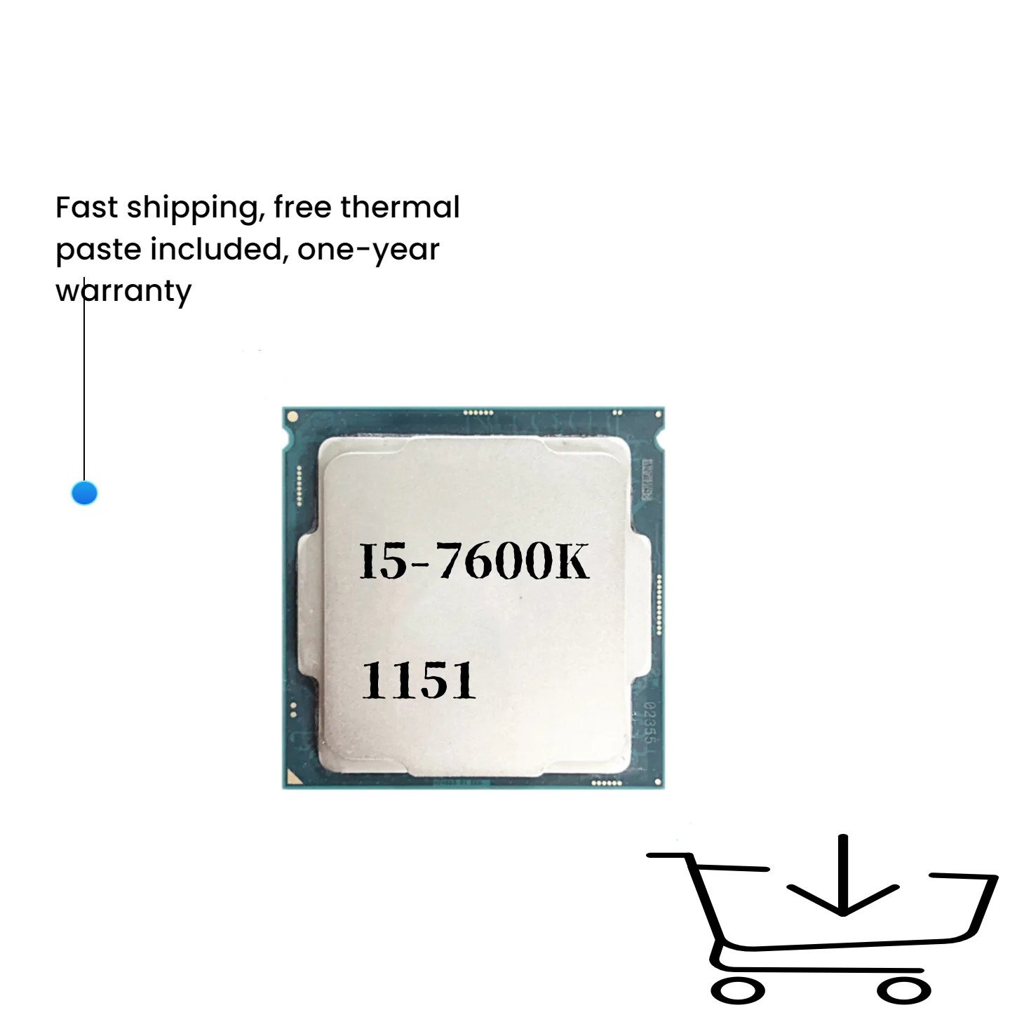 

Core i5-7600K i5 7600K 3.8 GHz Quad-Core Quad-Thread CPU Processor 6M 91W LGA 1151