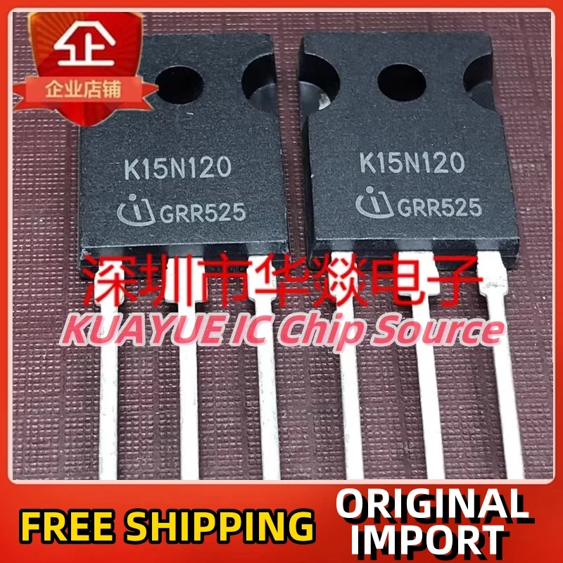 10PCS-30PCS/ IKW15N120T2  K15T1202   TO-247 1200V 15A  Fast Shipping Quality Guarantee