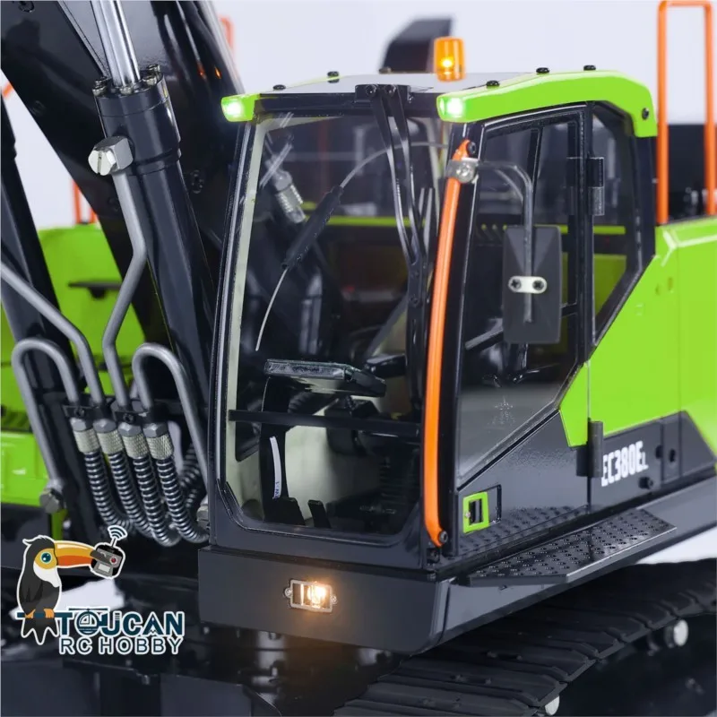 1/14 EC380 RC Hydraulische Graafmachine Metaal Elektrisch Gemonteerd Geschilderd Radio Control Graafmachines Bouwvoertuigen TH22524-SMT9