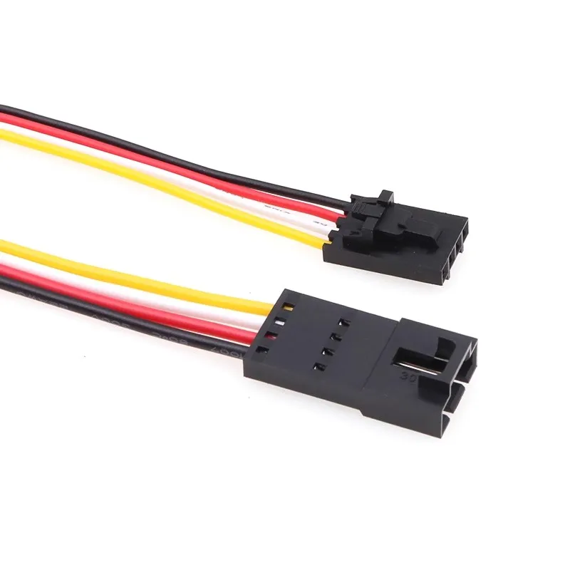 5Pcs MX2.54mm Pitch DuPont With Lock Terminal Wire Plug and Socket TJC8 Air Docking Wire 2P 3P 4P 5P 6Pin 200mm Length