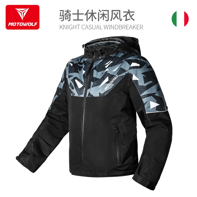 

Motorcycle Riding Leisure Windbreaker Riding Warm Coat Removable Warm Inner Lining Removable Protector Knight Windbreaker