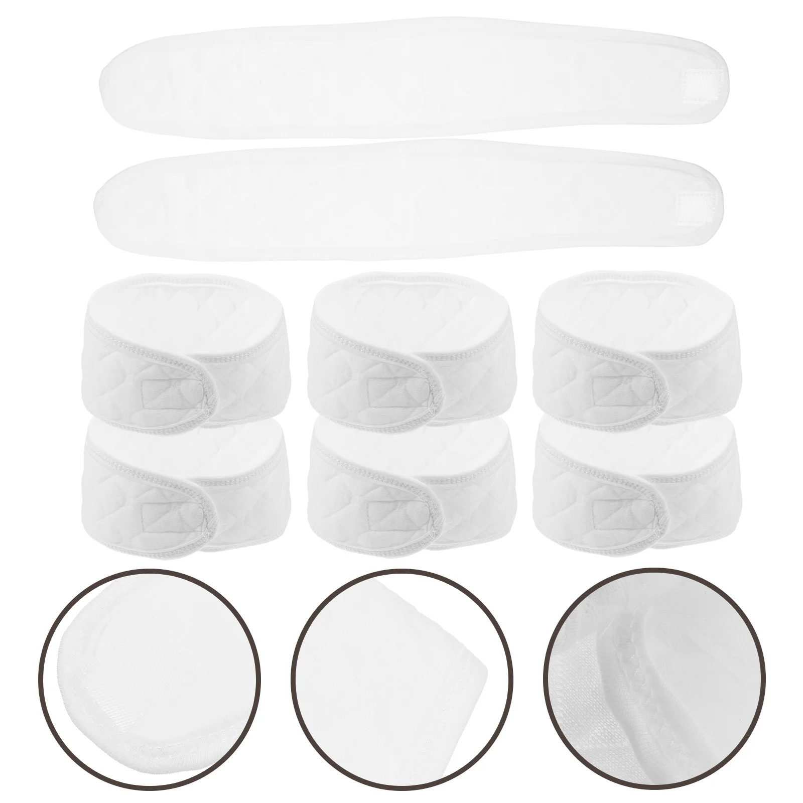 8 قطعة العصابات البطن الوليد القطن الطفل البطن حامي قابلة لإعادة الاستخدام الدفء الاحتفاظ ليلا التيار المتناوب استخدام حزام الحبل السري #3