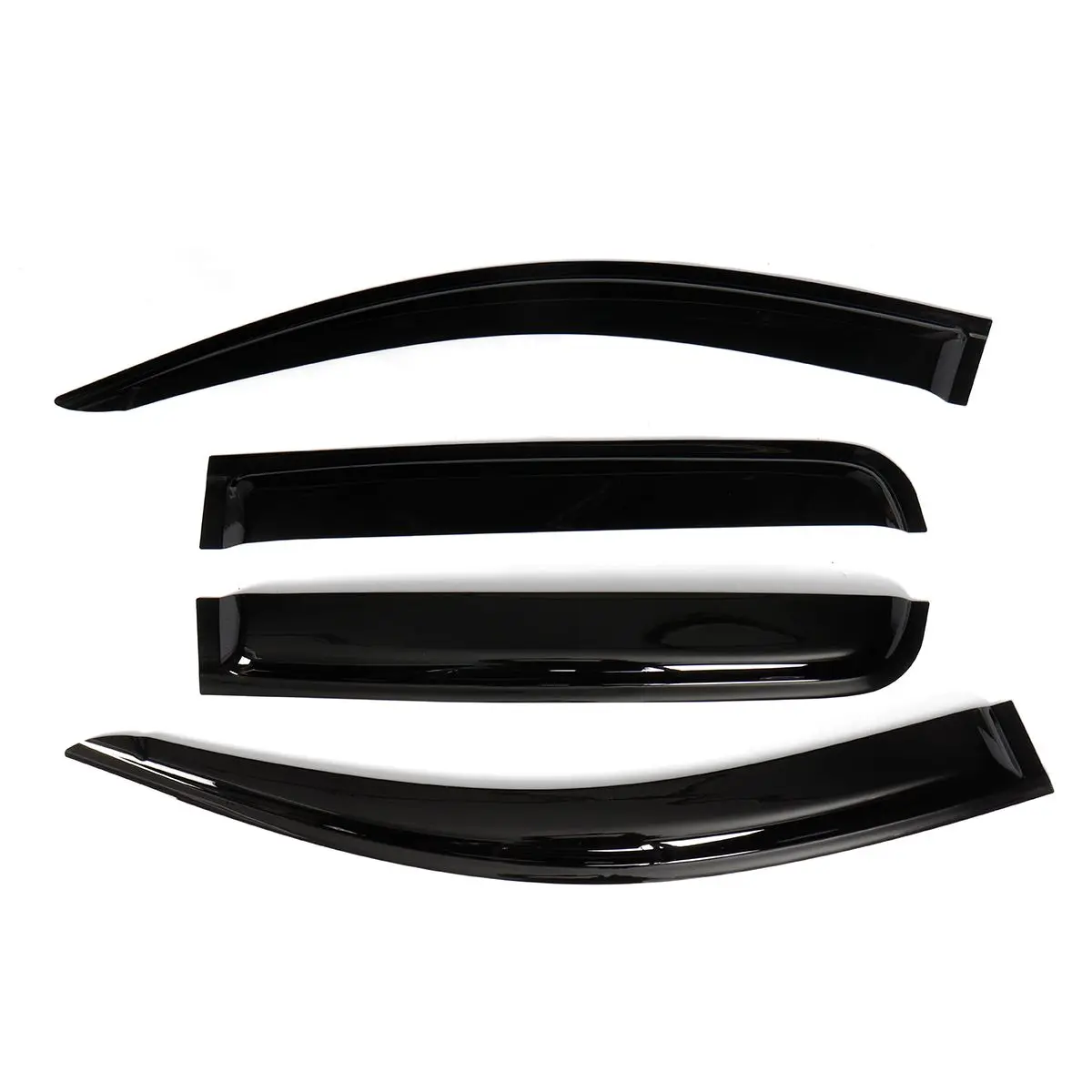 New Car Side Window Visor Sun Rain Guard Vent Deflectors Vent Weatherproof For Toyota For Hilux SR5 2005-2015 Awnings Shelters