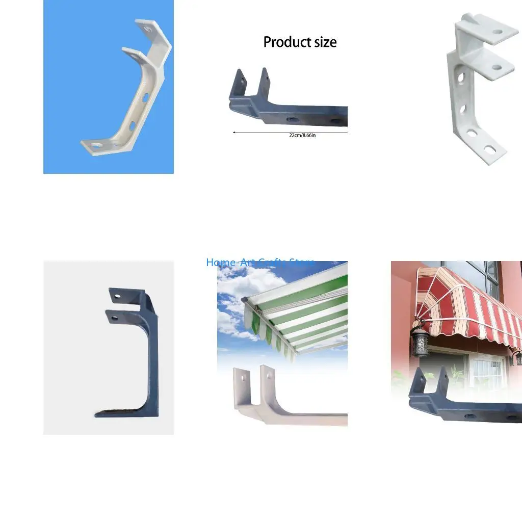 Y3NA Heavy Duty Iron Retractable Awning Bracket For Outdoor Window 40mm Square Tube