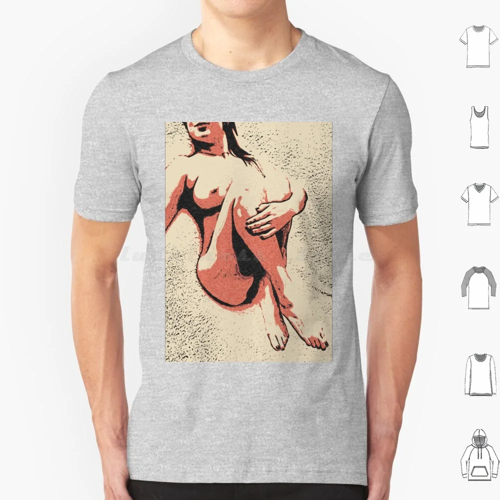 Camiseta Be My Dirty Toy de gran tamaño, 100% algodón, chica traviesa, esclavo Sexy, erótico, sexo, Bdsm, Bondage, dibujo caliente, Conte Sketch Slave