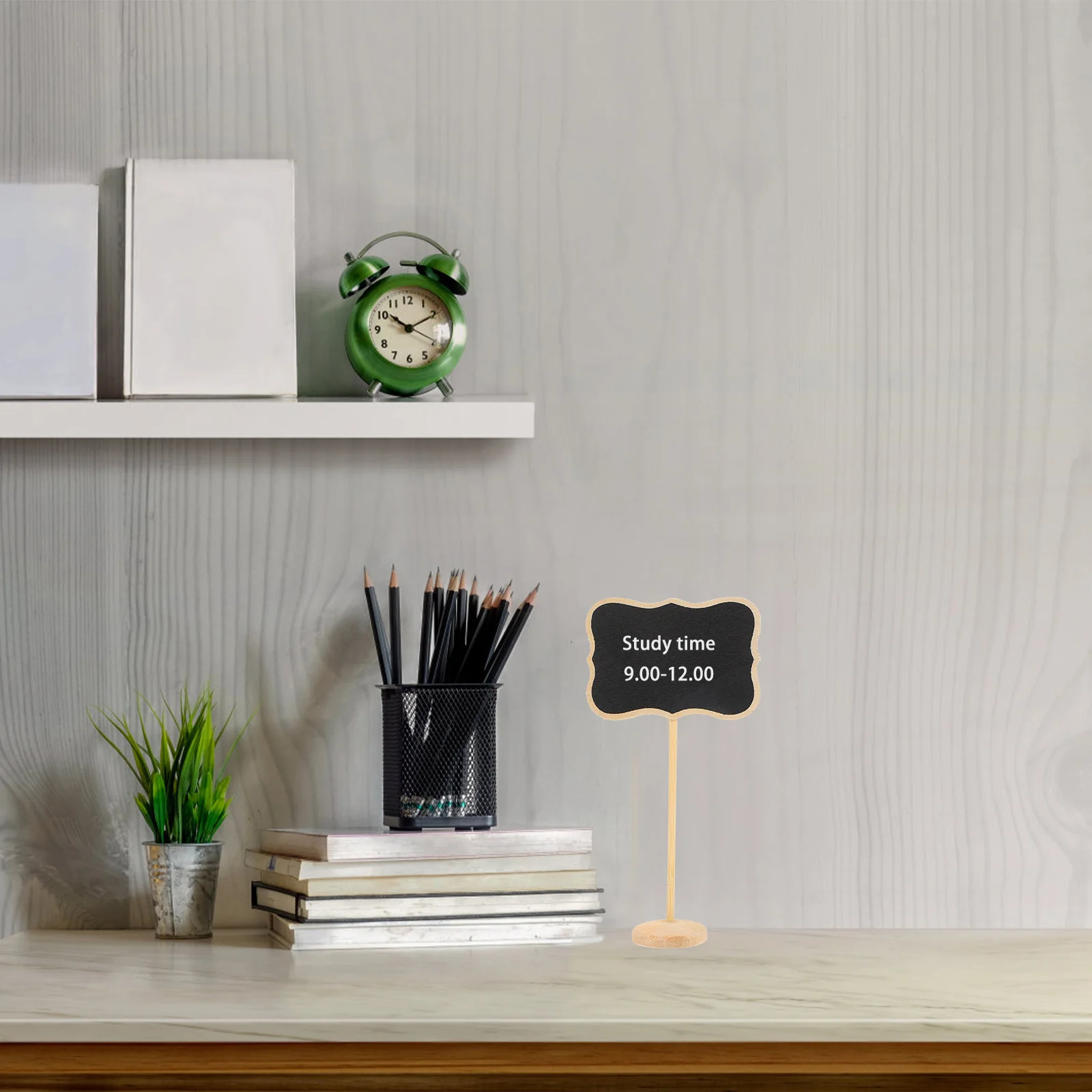 10 قطعة علامات لوحة رسائل السبورة الصغيرة قابلة للمسح وقابلة لإعادة الاستخدام محمولة للمنزل والمكتب ديكور الزفاف علامة سبورة صغيرة #1