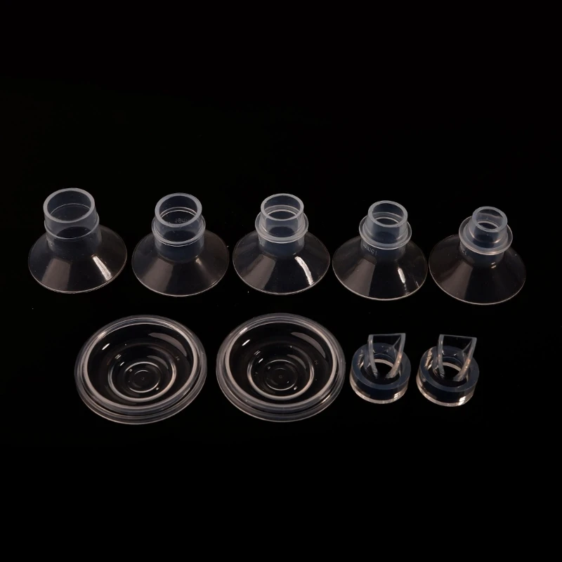 Flange Inserts for Wearable Breast with Silicone Diaphragm & DuckbillValve