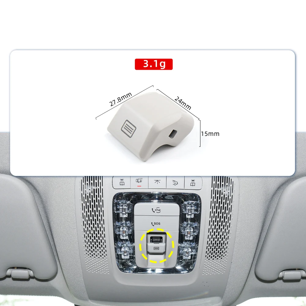 

Автомобильный люк на крыше, панель управления окном, кнопка переключения панели управления, замена переключателя для Mercedes Benz GLE GLS W167 GLE350 450