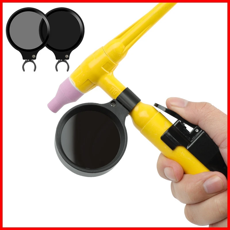 Arc TIG Shading Mirror For Welding Torch Self-Buckling Shading Cover Plastic Made For 150A/WP18/WP26 Tig Welding Torch Glasses