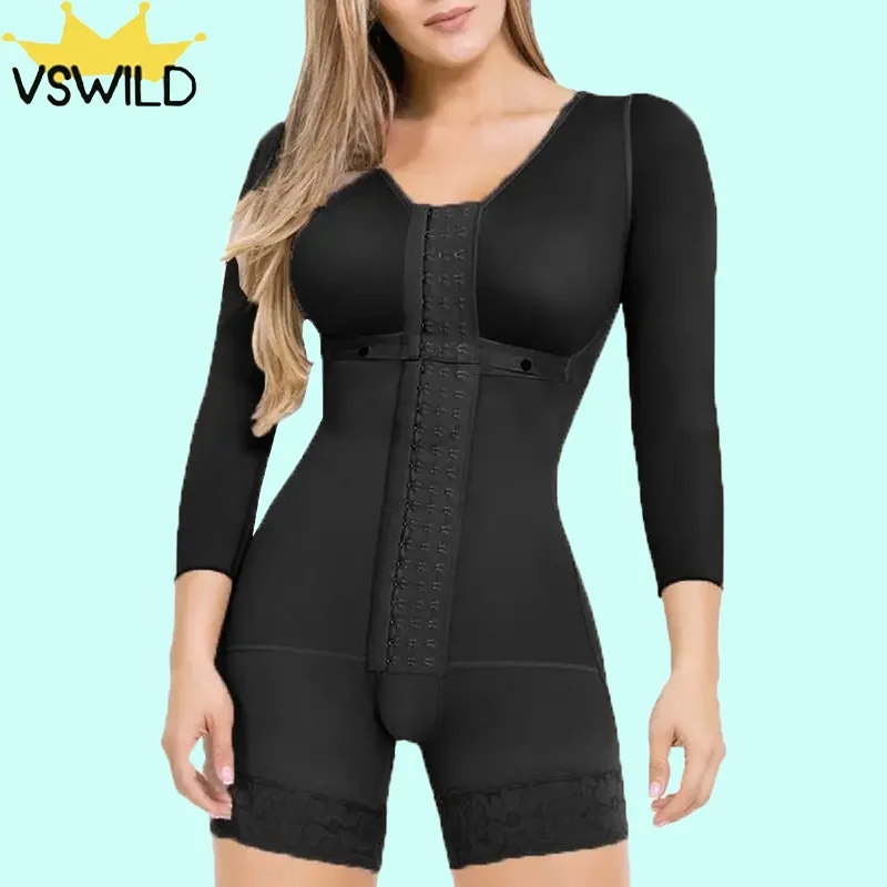 Fajas Reductoras  Colombianas Slimming Women Postpartum Girdle Postoperative Bodysuit Shapewear Corset Slimming Body Shaper