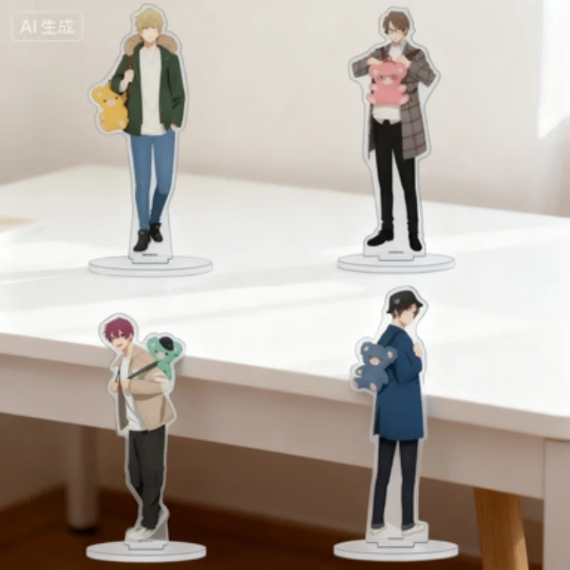 Anime Play It Cool, Guys Acrylic Stand Doll Anime Figure Model Plate Decorative Items Cosplay Display Toy for Gift