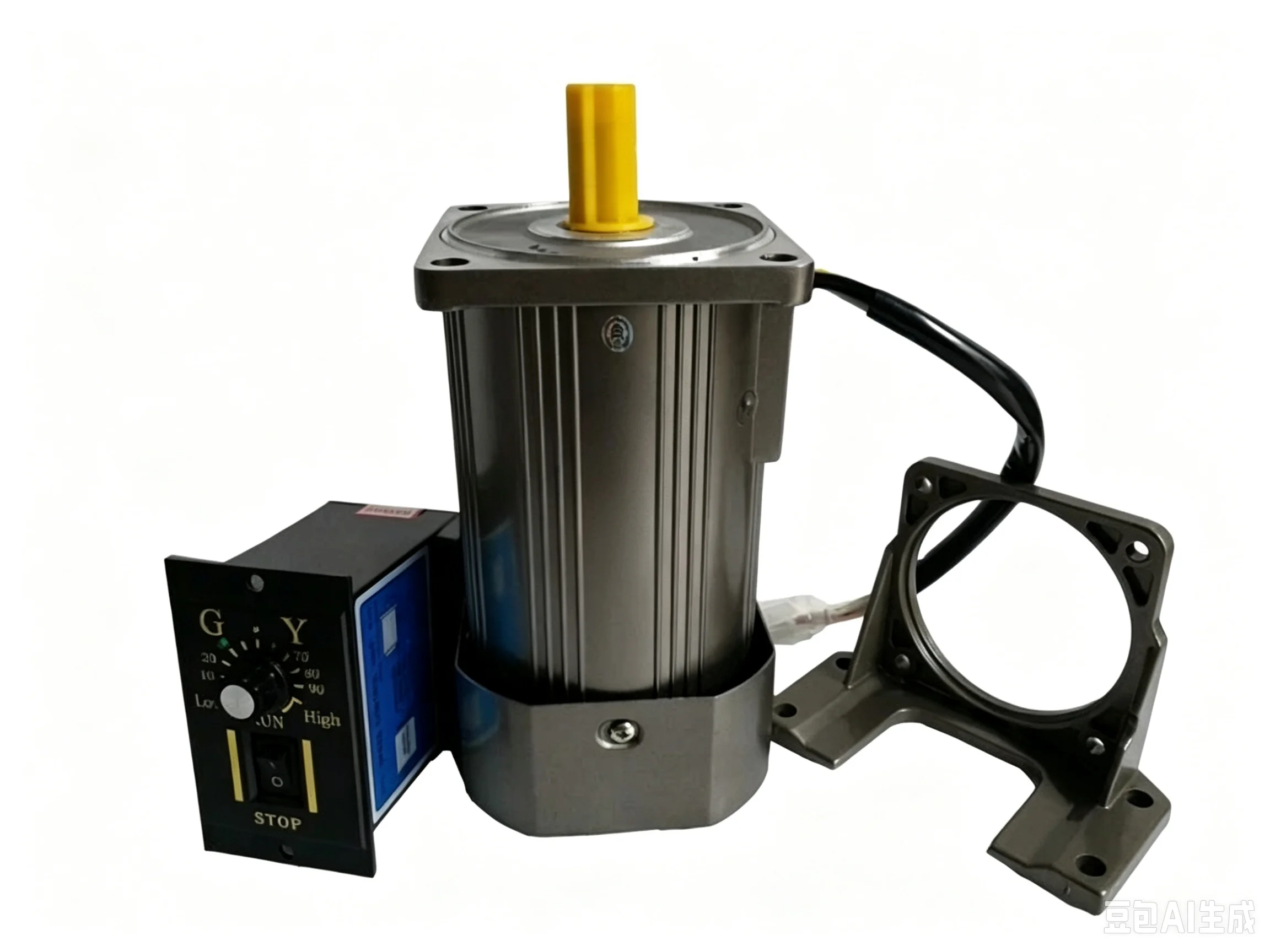 AC 110V 220V 380V 180W 1400rpm Single/Three-Phase Shaft 14mm, Size 104*104mm  Adjustable/Variable Speed, Constant/Fixed AC Motor