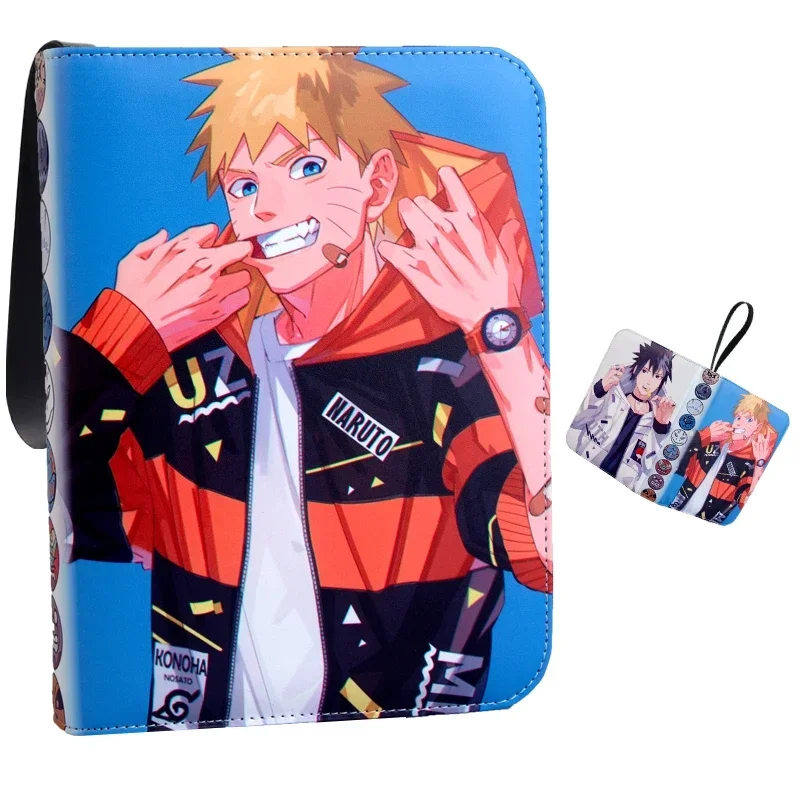 New Naruto Card Storage Binder 50 Pages Jiugongge Sasuke  Sakura  Kakashi Tsunade Naruto  Special Collection Book Folder