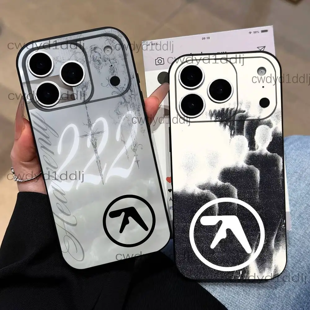 

A-Aphex Twin Syro LOGO Phone Case For iPhone 17,16,15,11,12,14,13 Pro Max Mini XS,XR,7 Plus 16E Air Soft Covers Fundas