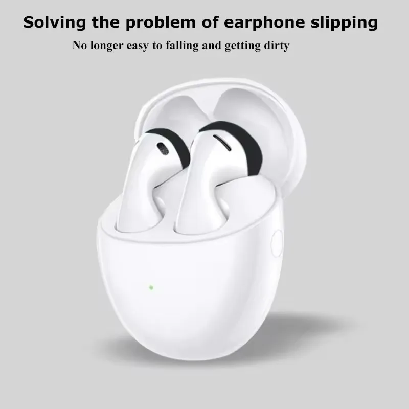 Huawei Freebuds 5 용 초박형 블루투스 헤드셋 귀마개 미끄럼 방지 이어팁 실리콘 안티 드롭 이어폰 커버 교체 케이스