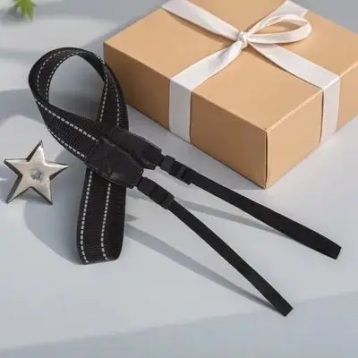 حزام رقبة الكاميرا قابل للتعديل، مادة آمنة ممتازة ومفيدة ومتينة وعملية، حزام كتف للكاميرا