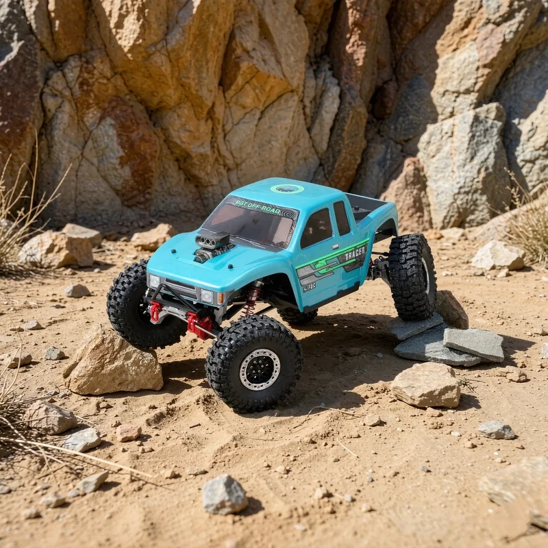 New 1/10 RGT EX86180 FOC TRACER Electric Remote Control Brushless 4-Wheel Steering Gate Bridge Climbing Off-Road Vehicle RC Toy