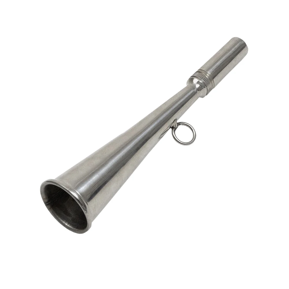 

1 Piece Boat Foghorn Foghorn Handheld Foghorn Stainless Steel Fog Horn Removable Mouthpiece Accessory For Boat Fog Horn