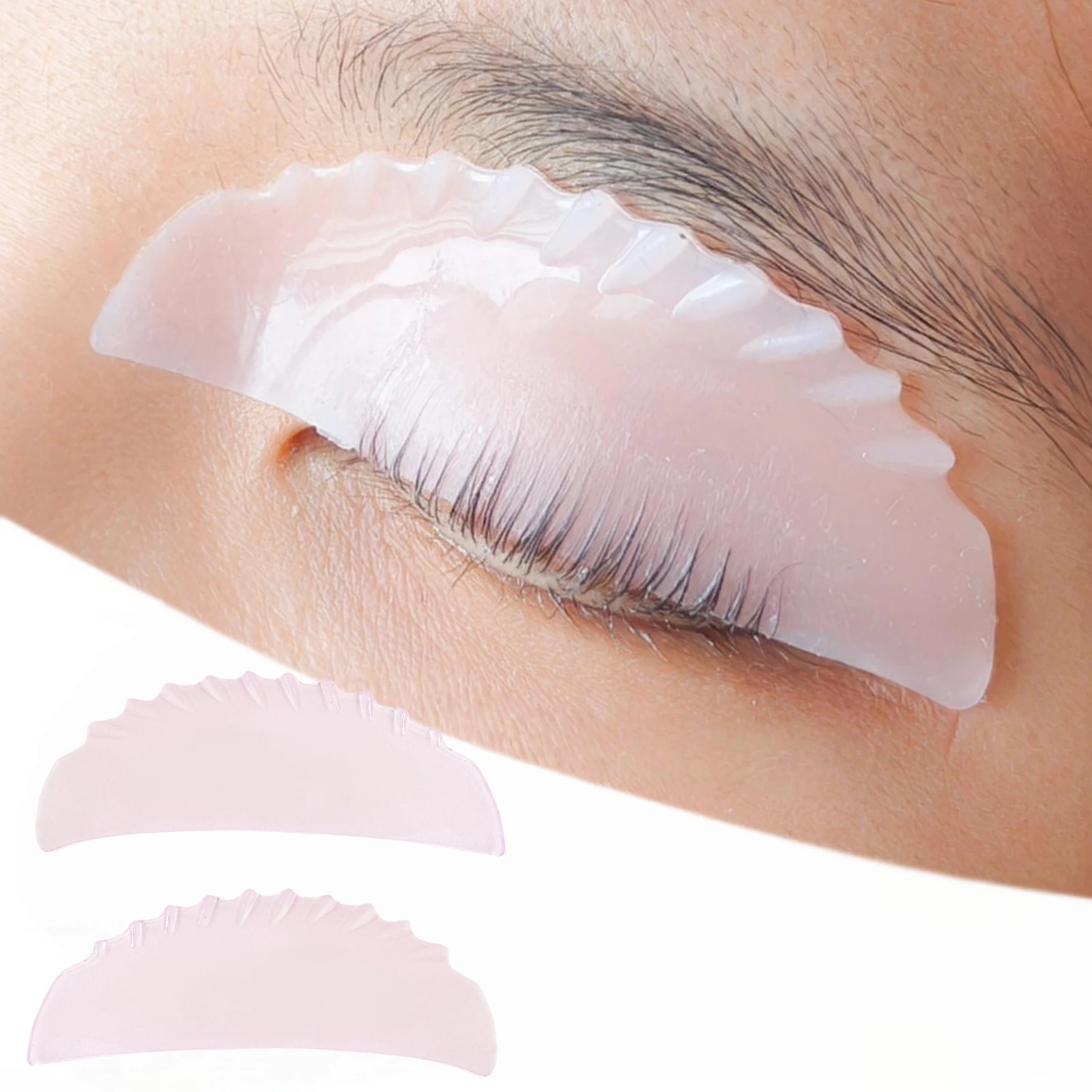 Permania Super Sticky Lash Perm Pads Softening Lifting Lashes Rod Shield Self-Adhesive 3D Eyelash Curler Accessories Makeup Tool