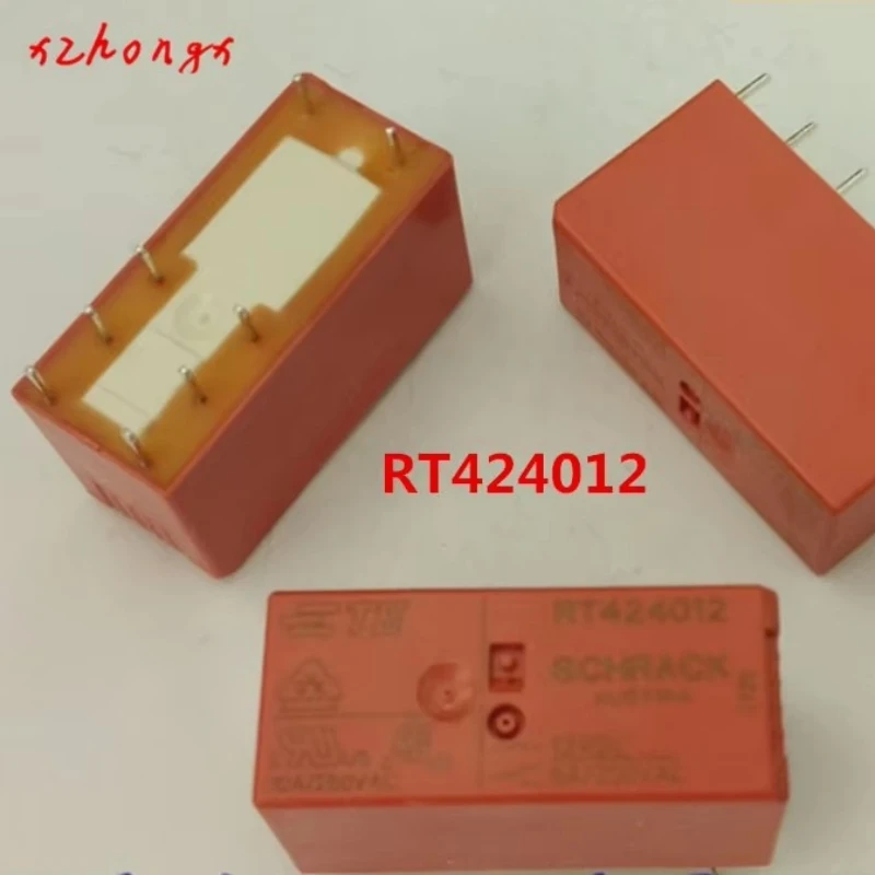 

RT424005 5VDC RT424012 12VDC RT424024 24VDC 8A250VAC 8PINS Power Relay