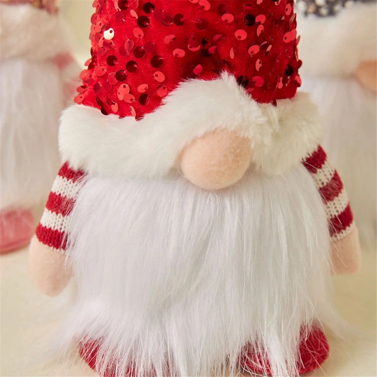 Gnomo elfo bambola natalizia a LED incandescente da 30 cm con decorazioni natalizie a luce LED per la casa Natale Navidad Nuovo