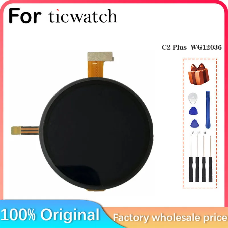 For Ticwatch C2 2C Plus WG12036 smart watch LCD display + touch, for Ticwatch C2 2C Plus LCD WG12036 LCD AMOLED display