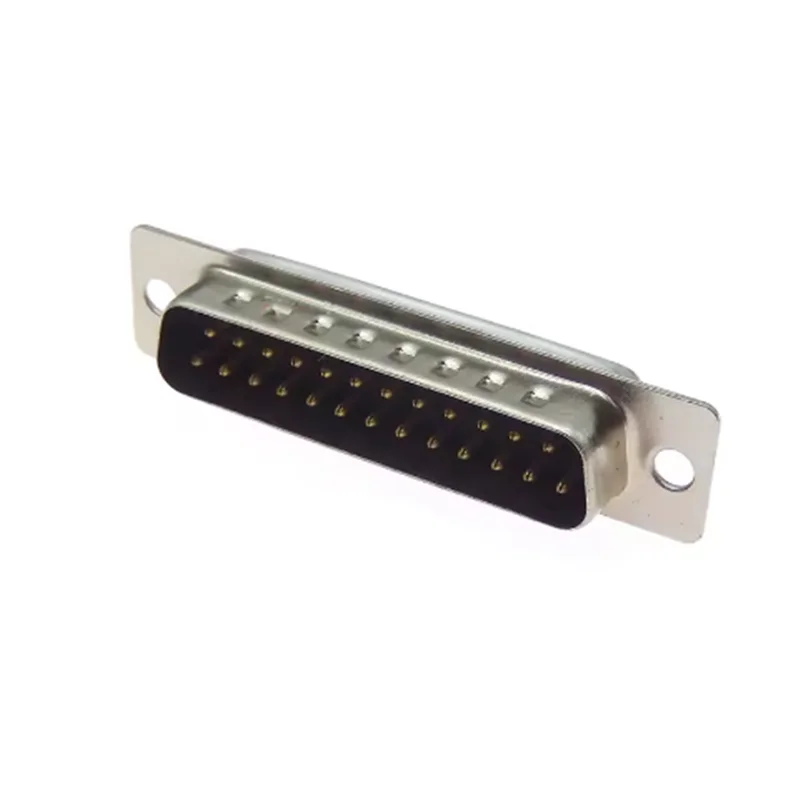 2PCS D-SUB DB25 25Pin Male Female Solder Type Connector DIP Straight Mount Serial Port Adapter 2 Rows DB25