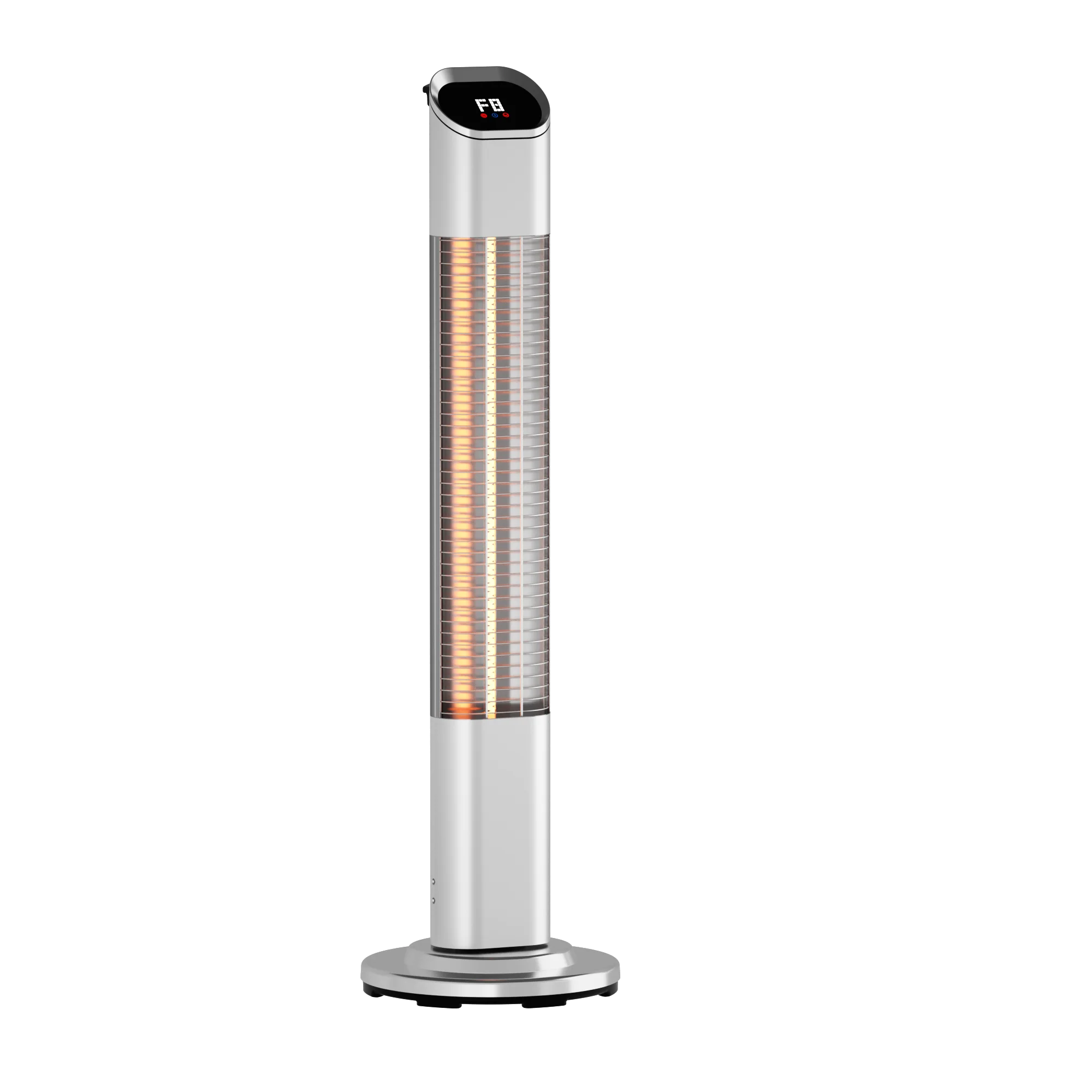 Electric Infrared Portable Patio Heater with Tip-over Protection and Oscillation Function for Outdoor Household Use