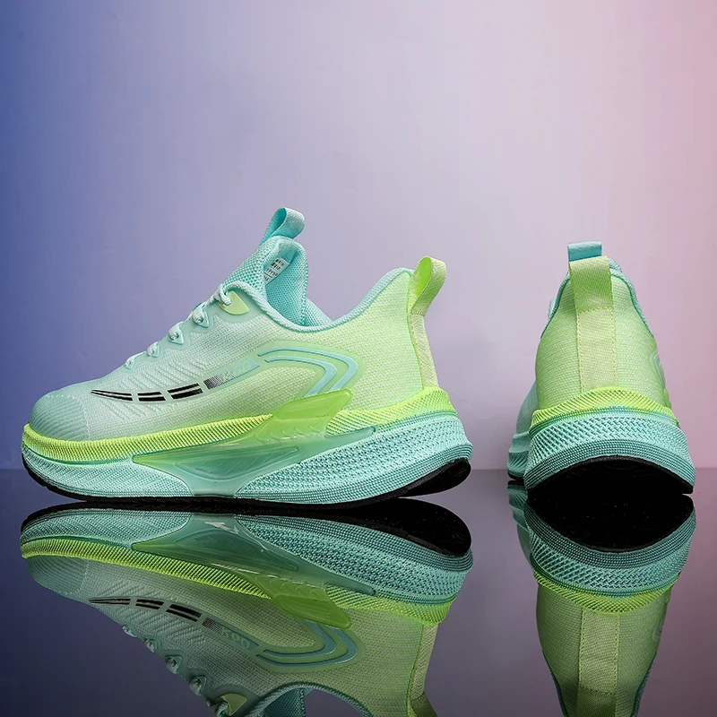 2025 new non-slip wear-resistant walking shoes competition training running shoes mesh breathable lightweight sports shoes