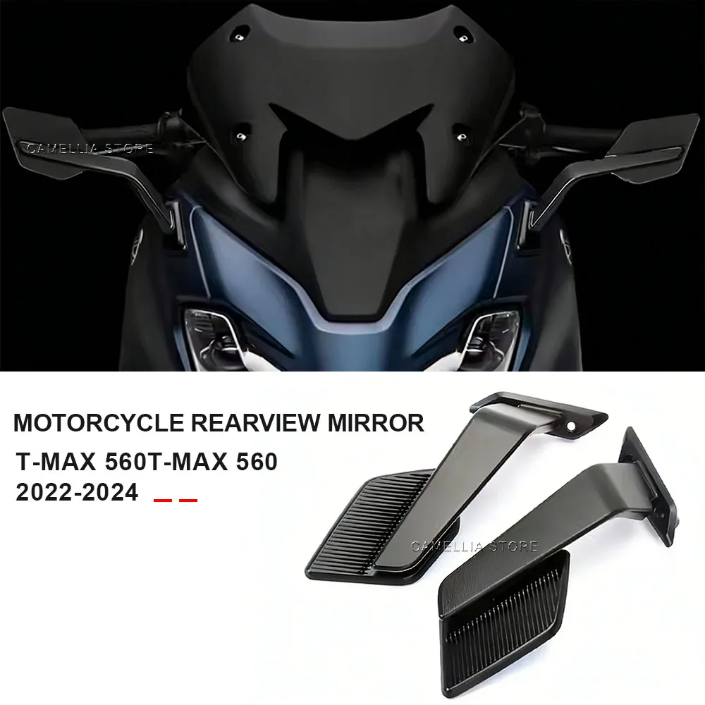 

for Yamaha T-Max 560 2022-2024 Motorcycle Accessories Aluminum Alloy Anodic Oxidation Black Motorcycle Pedal