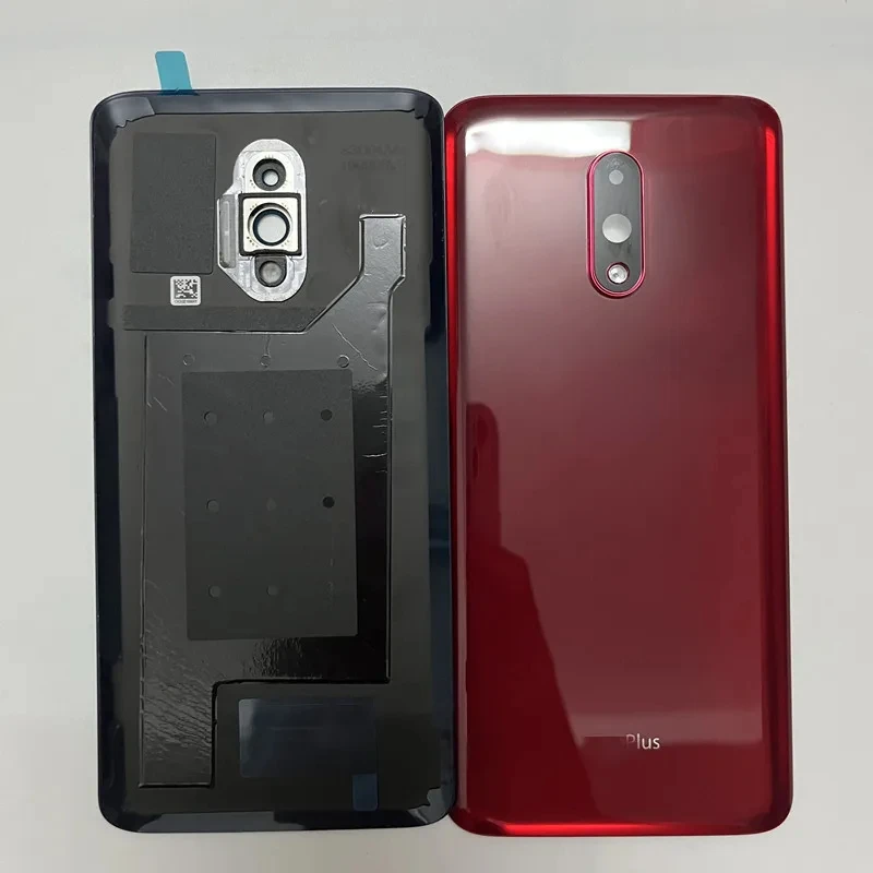 New Back cover For OnePlus 7 Battery Rear Door 3D Glass Panel Housing Case with Camera lens Adhesive Replace