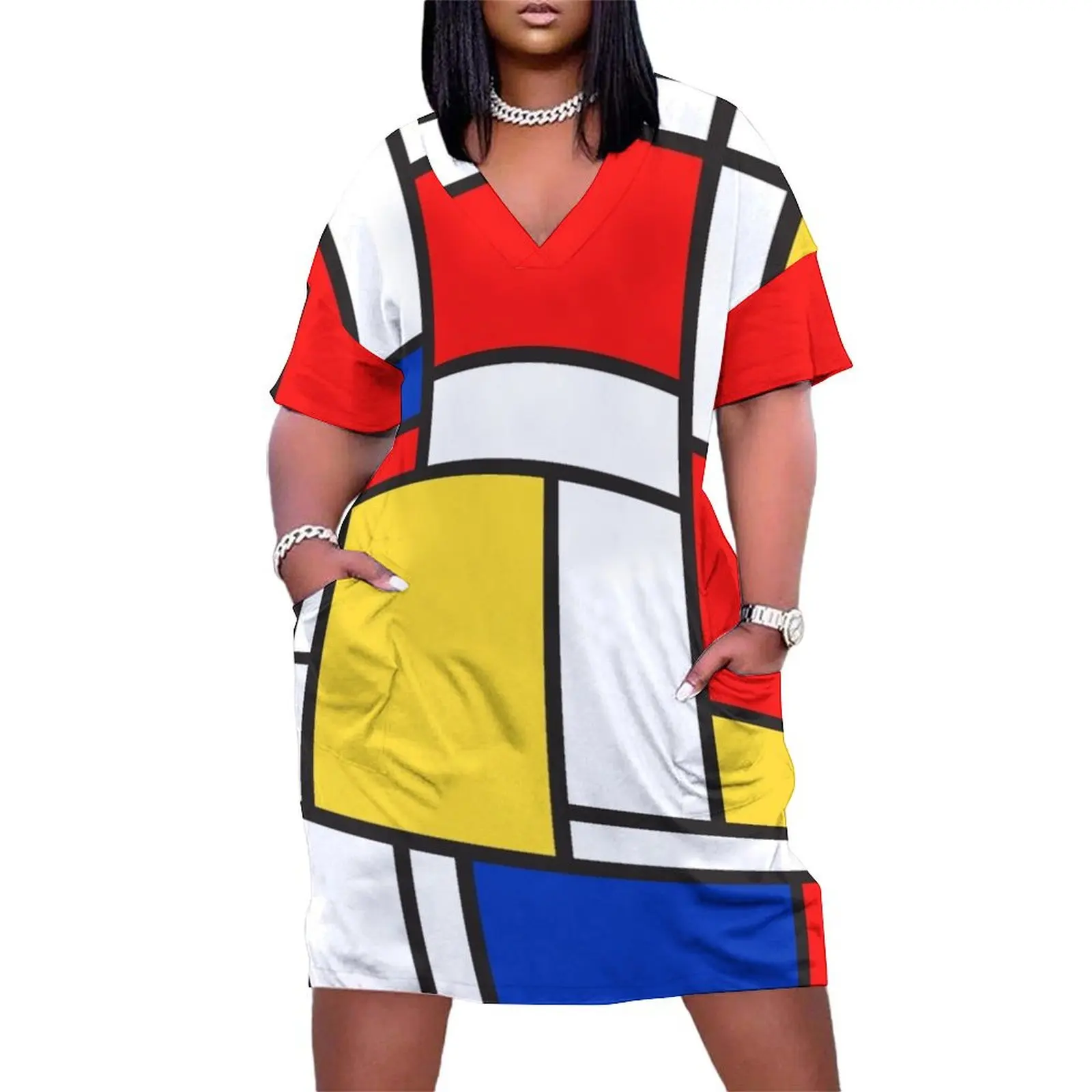 

Pop Art Loose Pocket Dress clothes summer dress woman 2024 beach dresses