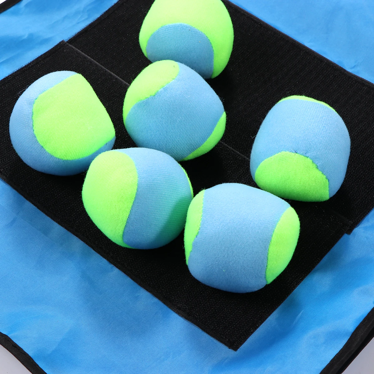 1 Set Parent-children Interactive Toy Sticky Ball and Vest Game Props Sticky Ball Vest Group Plaything for Home School (Children