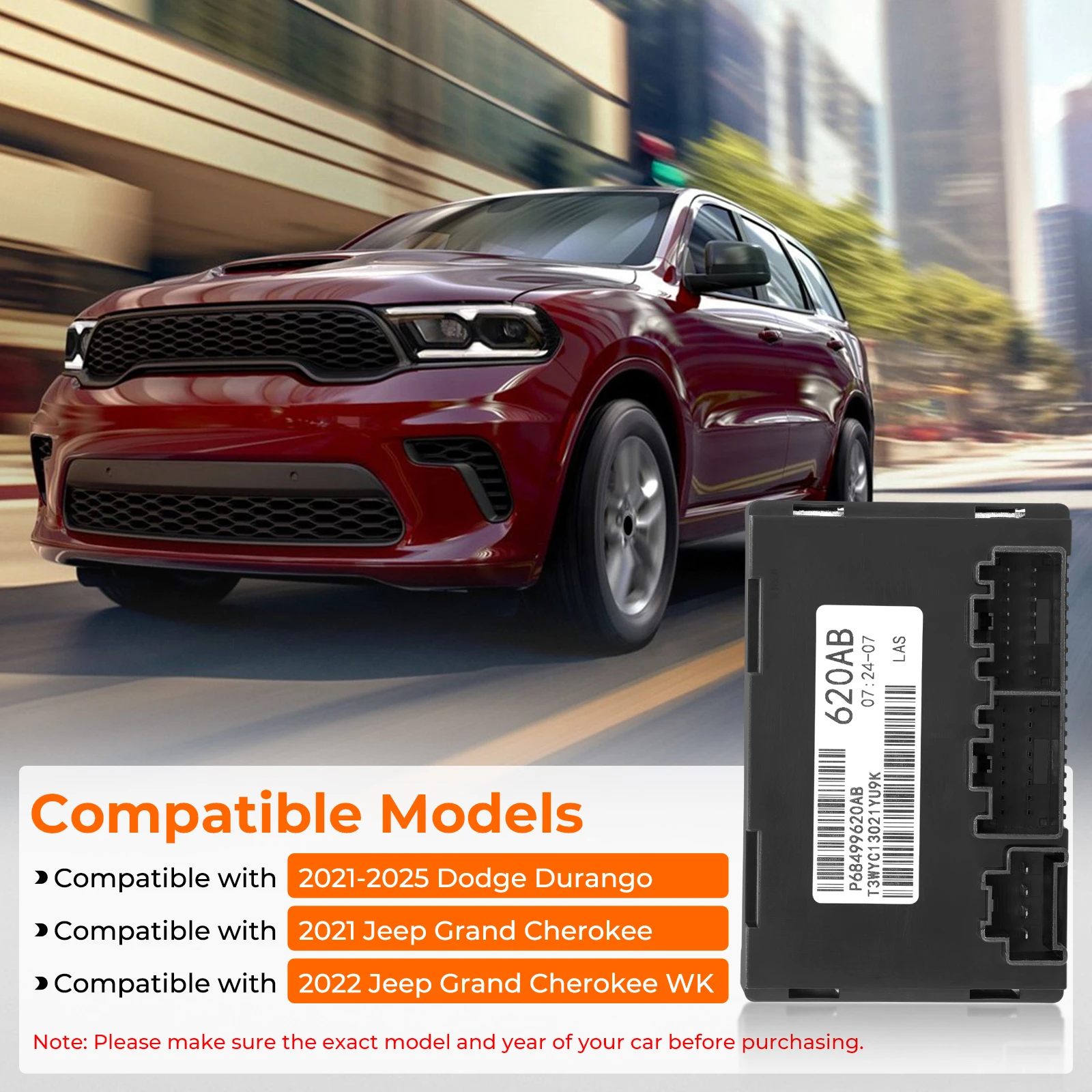 for Dodge Durango 2021-2025 for Jeep Grand Cherokee 2021 WK 2022 68499620AB 68499620AA Transfer Case Control Module Accessories