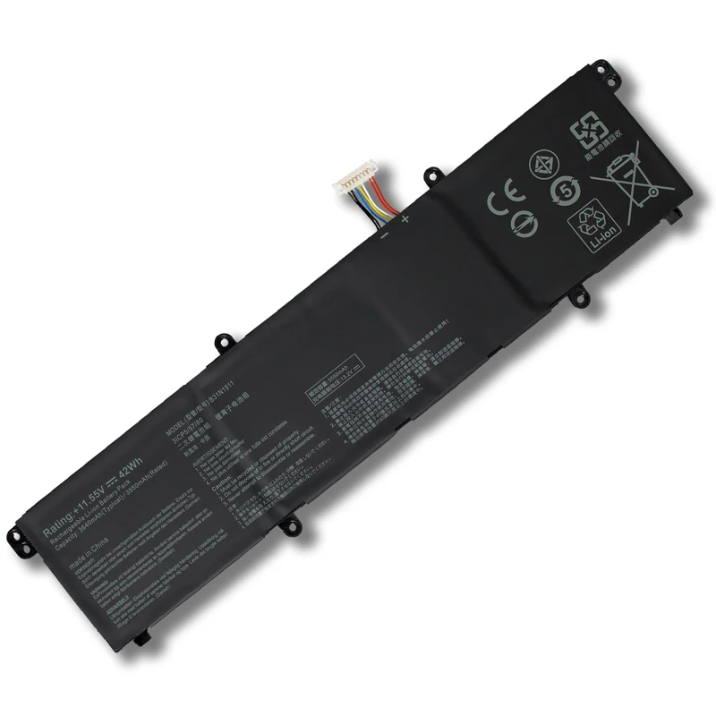 

11,55 V 42Wh/3640mAh B31N1911 C31N1911 Аккумулятор для ноутбука ASUS VivoBook Flip 14 TM420IA TP470EA M413D M413DA-EK162T