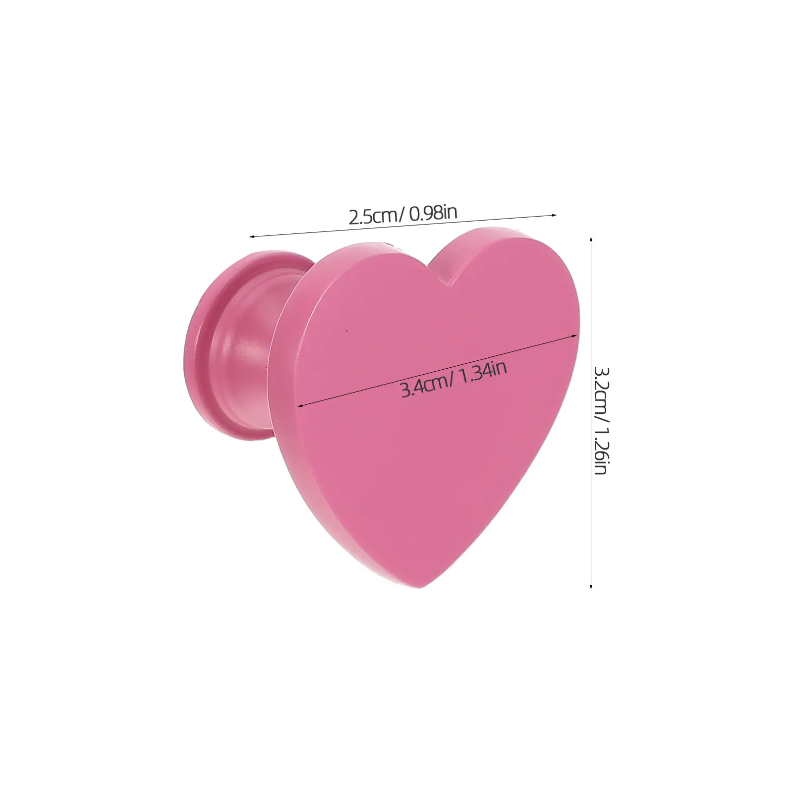 6pcs Heart-Shaped Cabinet Handles, Retro Zinc Alloy Drawer Knobs for Bedroom, Kitchen, Wardrobe, Closet Doors